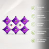 Double X Fabric GeoMetrix Pop Up Grid Display