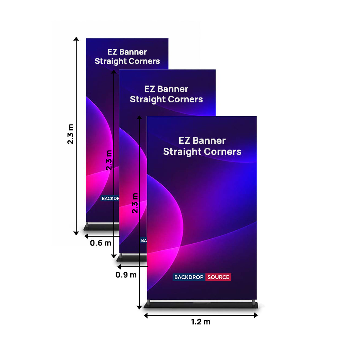 EZ Banner with Straight Corners