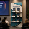EZ Display Banner Stand with Shelves