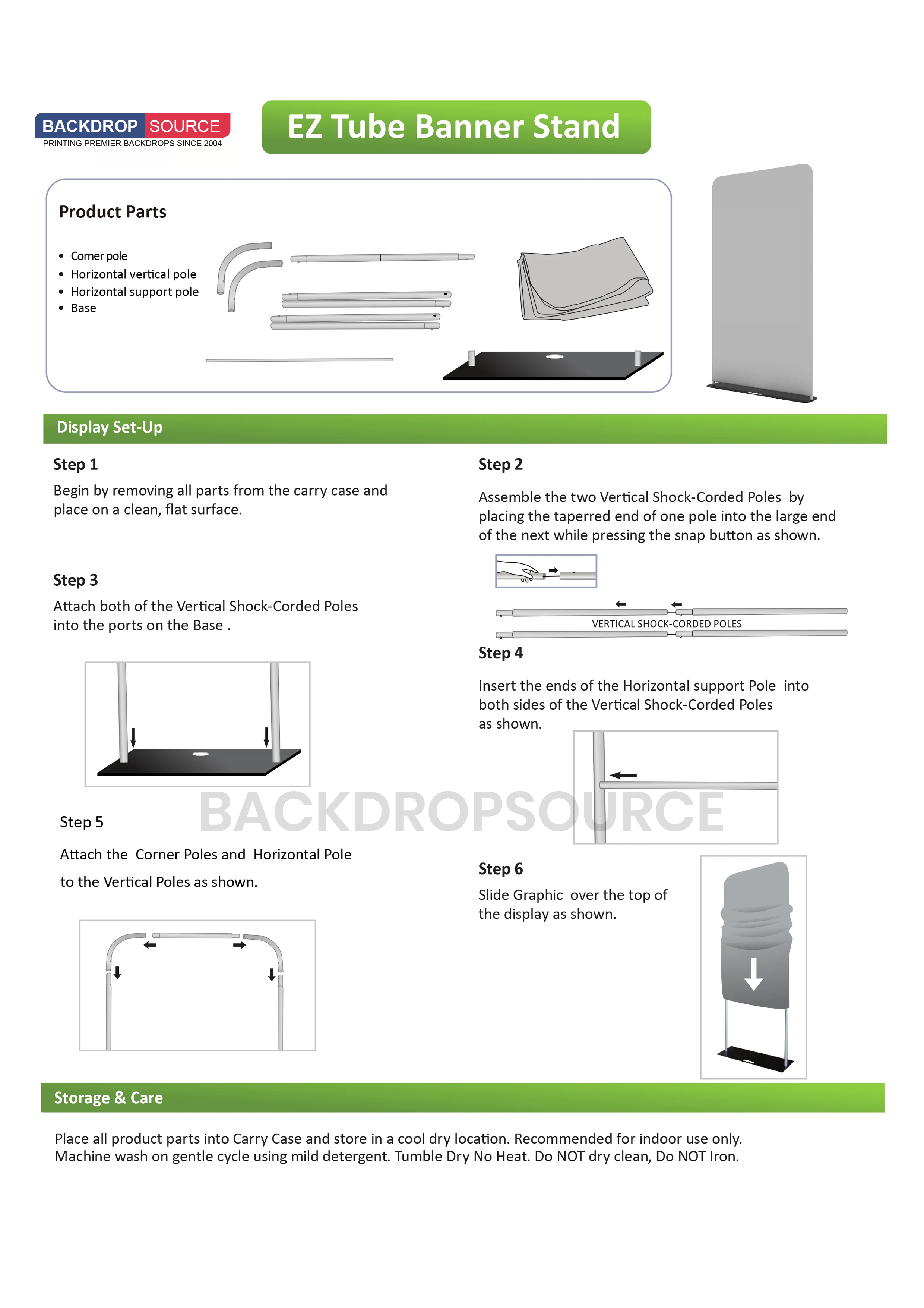 EZ Banner Stands for Trade Show Displays