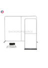 Essentiels pour salon EZ : Kit de stand 3mx3m avec mur arrière et porte-bannière