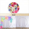 Support de toile de fond circulaire (diamètre 2 m) pour décorations de mariage et d'anniversaire