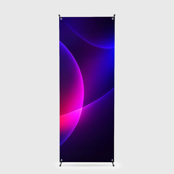Supports pour bannières en tissu en X