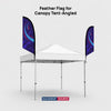 Fabric Feather Flag for Canopy Tents