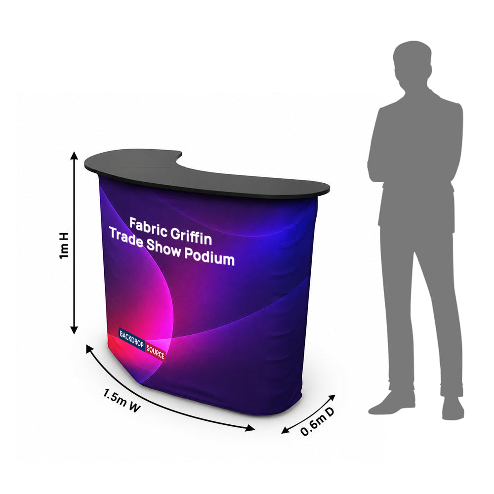 Podium de salon Griffin en tissu