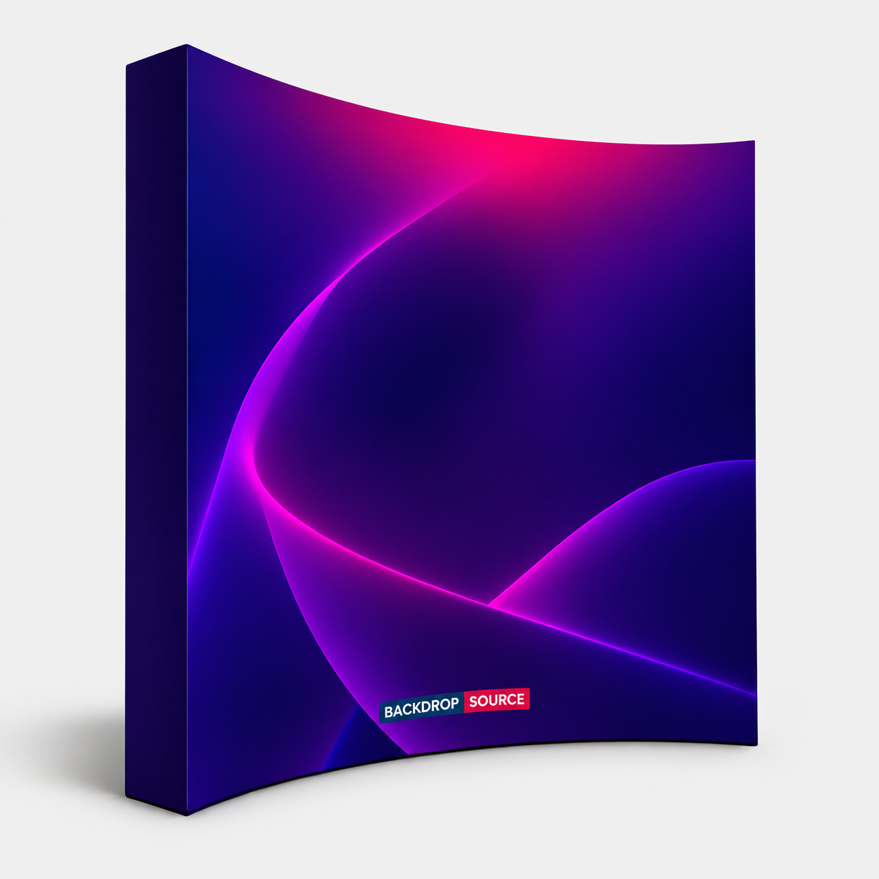 Curved Velcro Display Wall