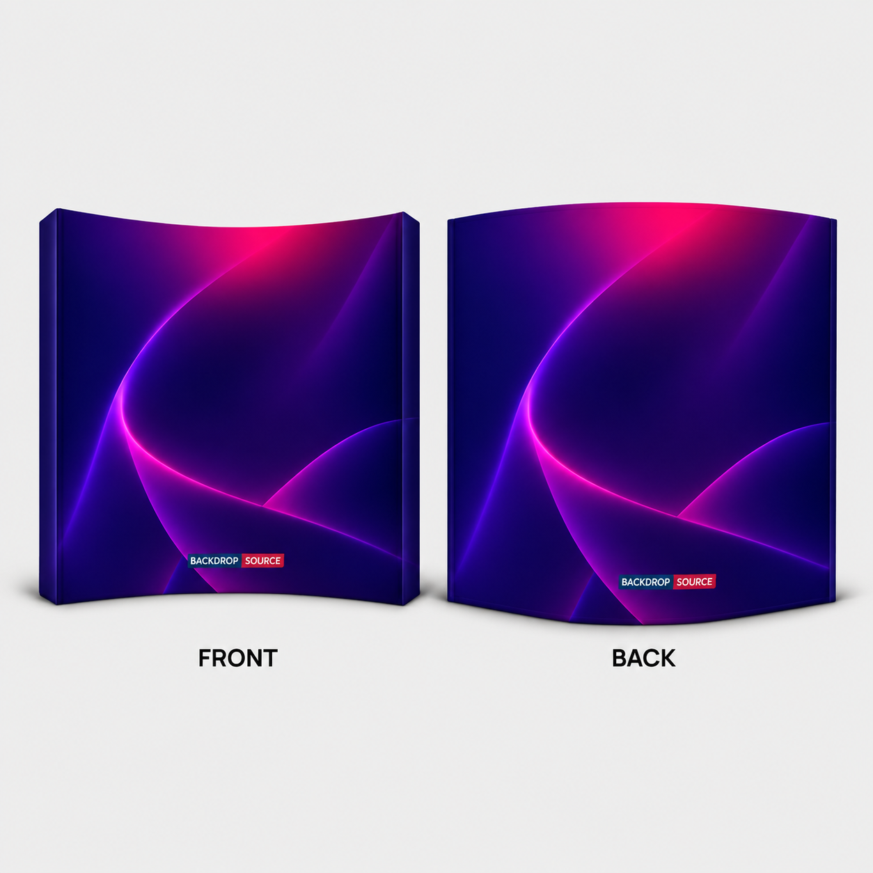 Curved Velcro Display Wall