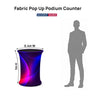 Comptoir pliable en tissu