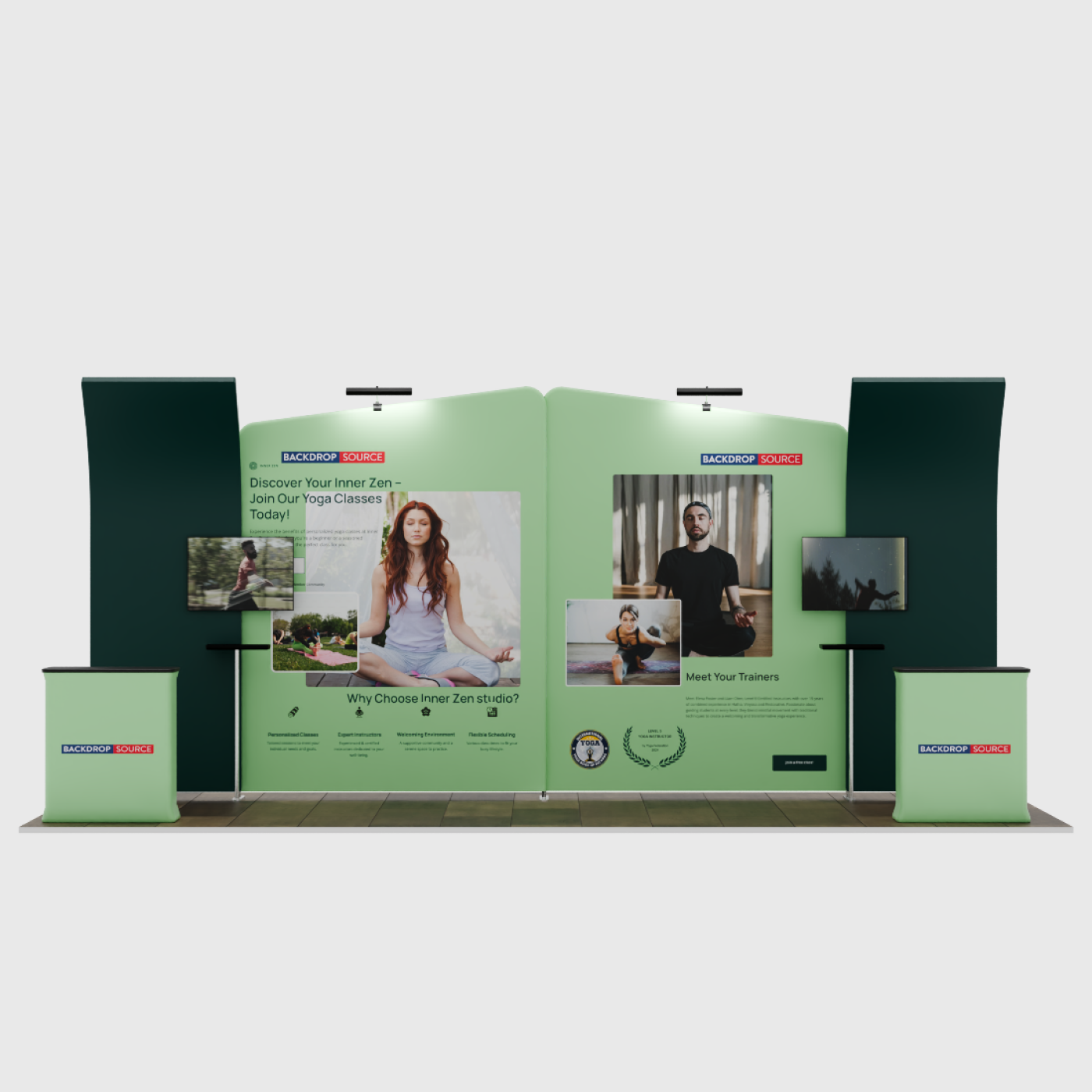 Mobile displays flexible exhibition systems 6m - Model 3