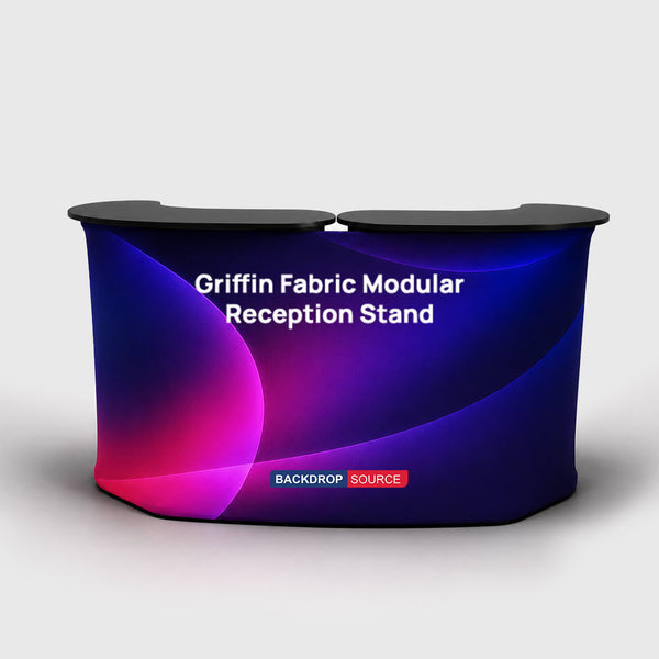 Comptoir de réception modulaire en tissu Griffin