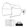 Half Circle Photo booth Enclosure