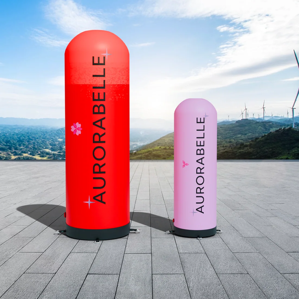 Colonnes publicitaires gonflables