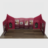 6x6m Magnetic Fabric Booth Wall with 10 Curved & Slope Panels