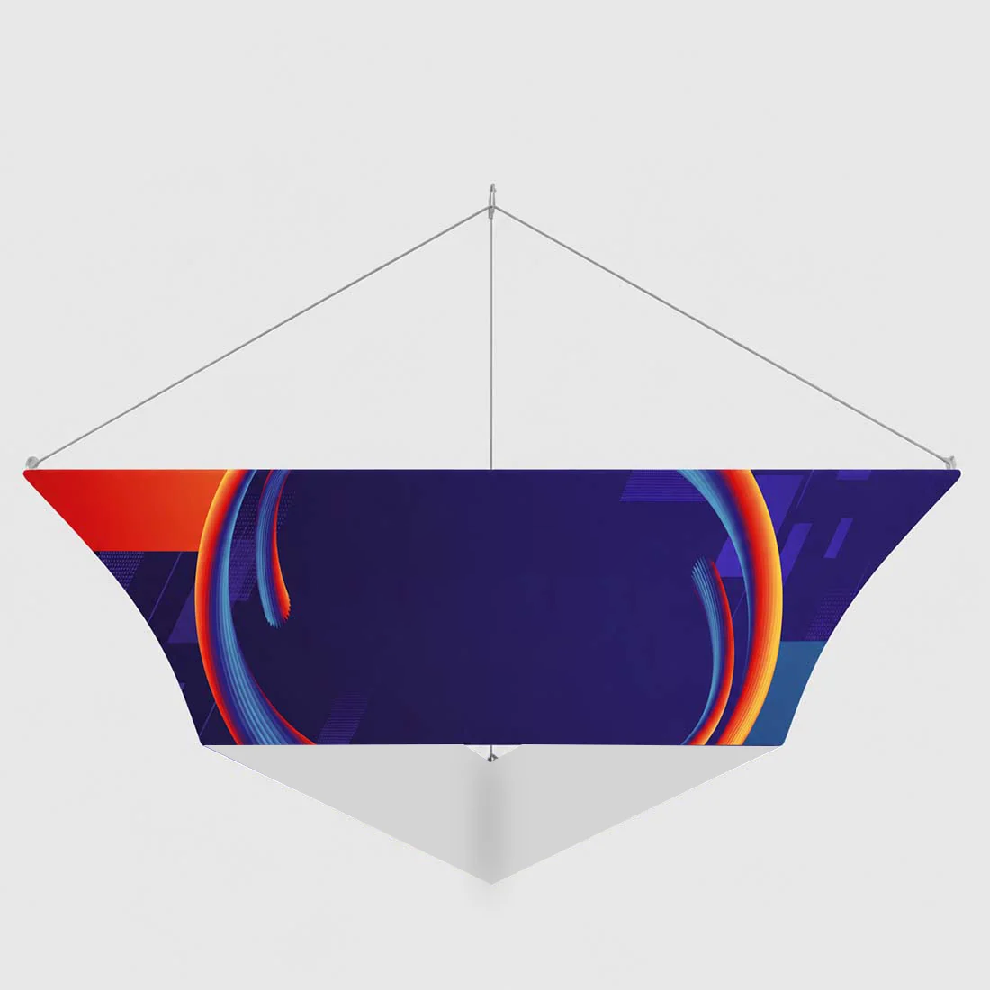 Tapered Triangle Hanging Display