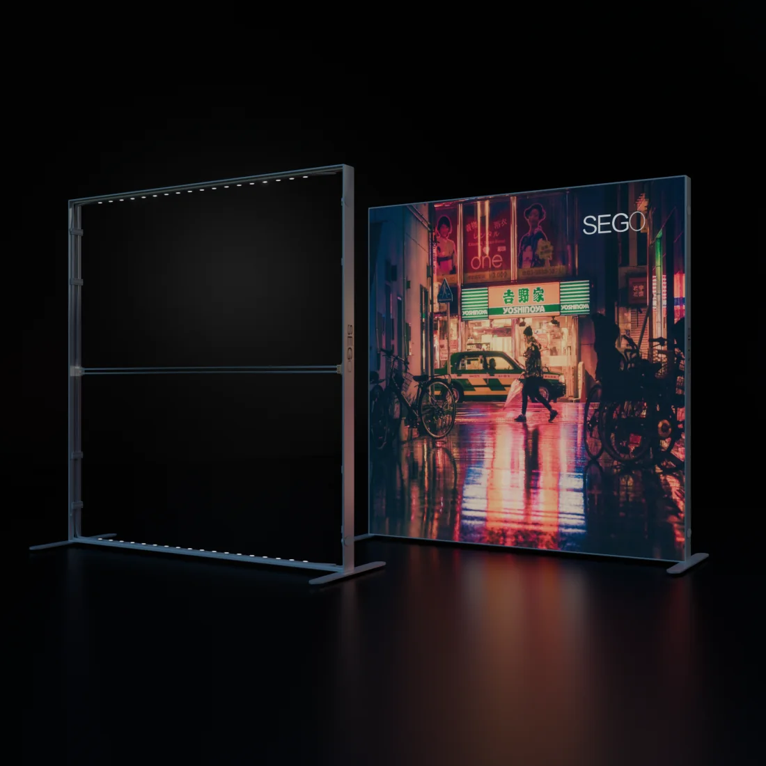 1m Backlit SEGO Lightbox Display Frame