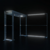 3x3m Backlit SEGO Booth Kit with Square Arch Backwall