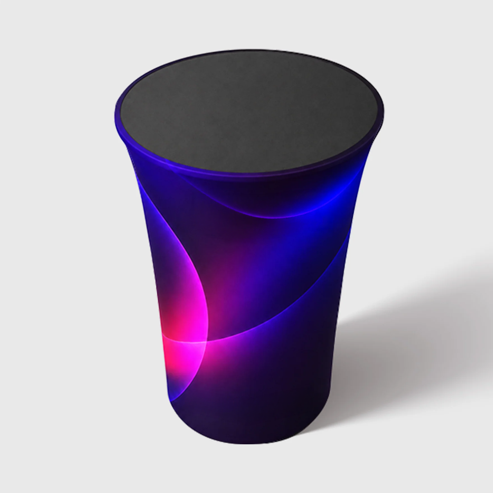 Round Fabric Display Counter (For Podium & Booth Exhibitions)