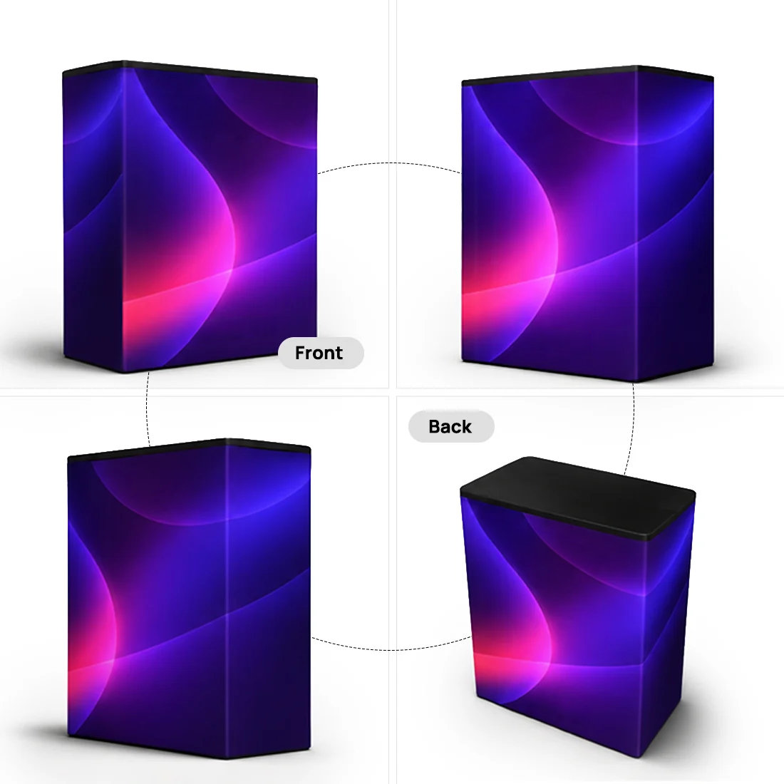 Magnetic Promotional Fabric Counter