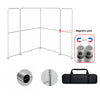 3x3m Magnetic Fabric Backwall Kit with Full-Width Graphic
