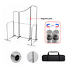 2x2m Magnetic Fabric Booth Wall with 5 Straight Panels