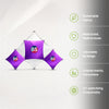 Medium Triangular Fabric GeoMetrix Pop Up Grid Display