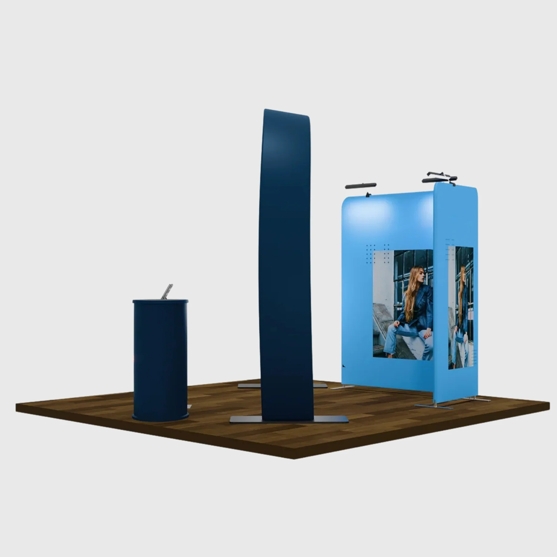 Modular Horseshoe Arch Exhibition Kit for 3m Wide Booths