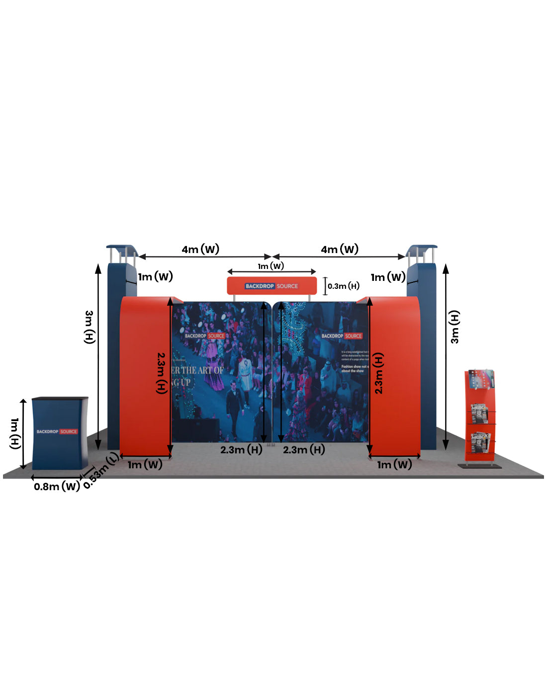 Kits de cabines modulaires 6m x 6m pieds - Modèle 04