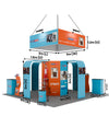 Kits de cabines modulaires 6m x 6m pieds - Modèle 02