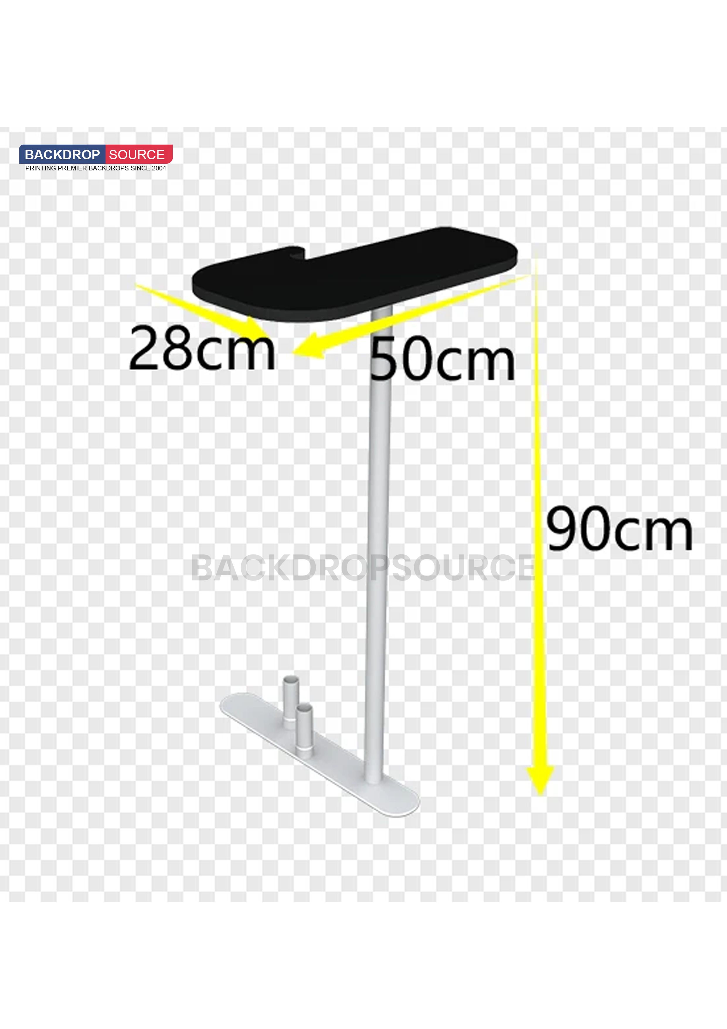 3x3m Booth Kit with Sloped & Straight Walls, Counter & TV Mount