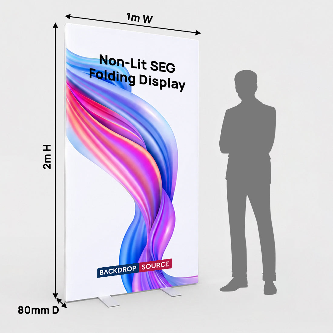 Non-Backlit SEG Folding Display