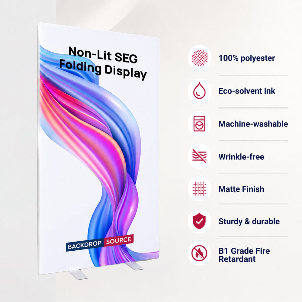 Présentoir pliable SEG non rétroéclairé
