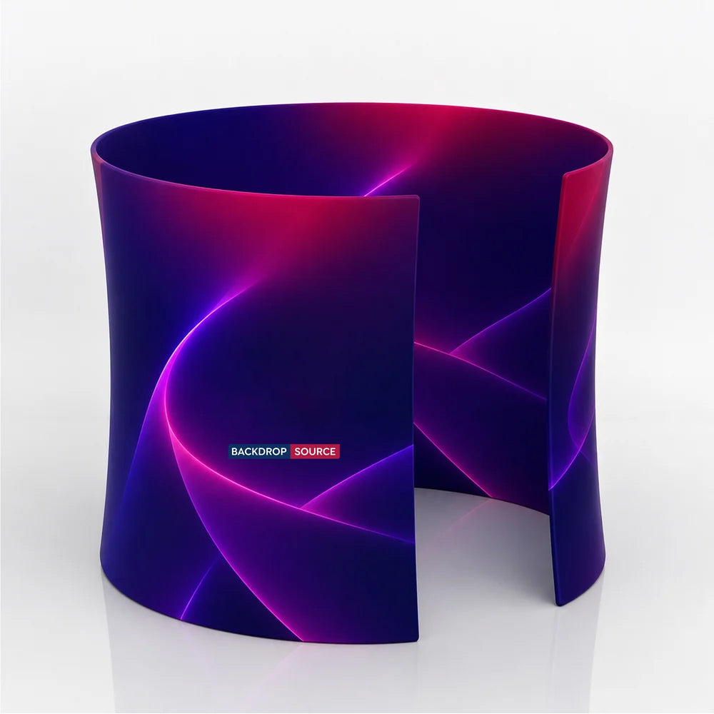 L'enceinte photobooth Oval C