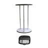 Comptoir d'exposition ovale en tissu (pour podiums et stands d'exposition)