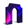 3D Fabric Triumphal Arch Backdrop