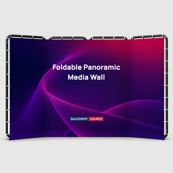 Mur d'images panoramique pliable au design modulable