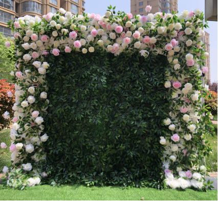 Mur de fleurs artificielles pour événements – Style 01