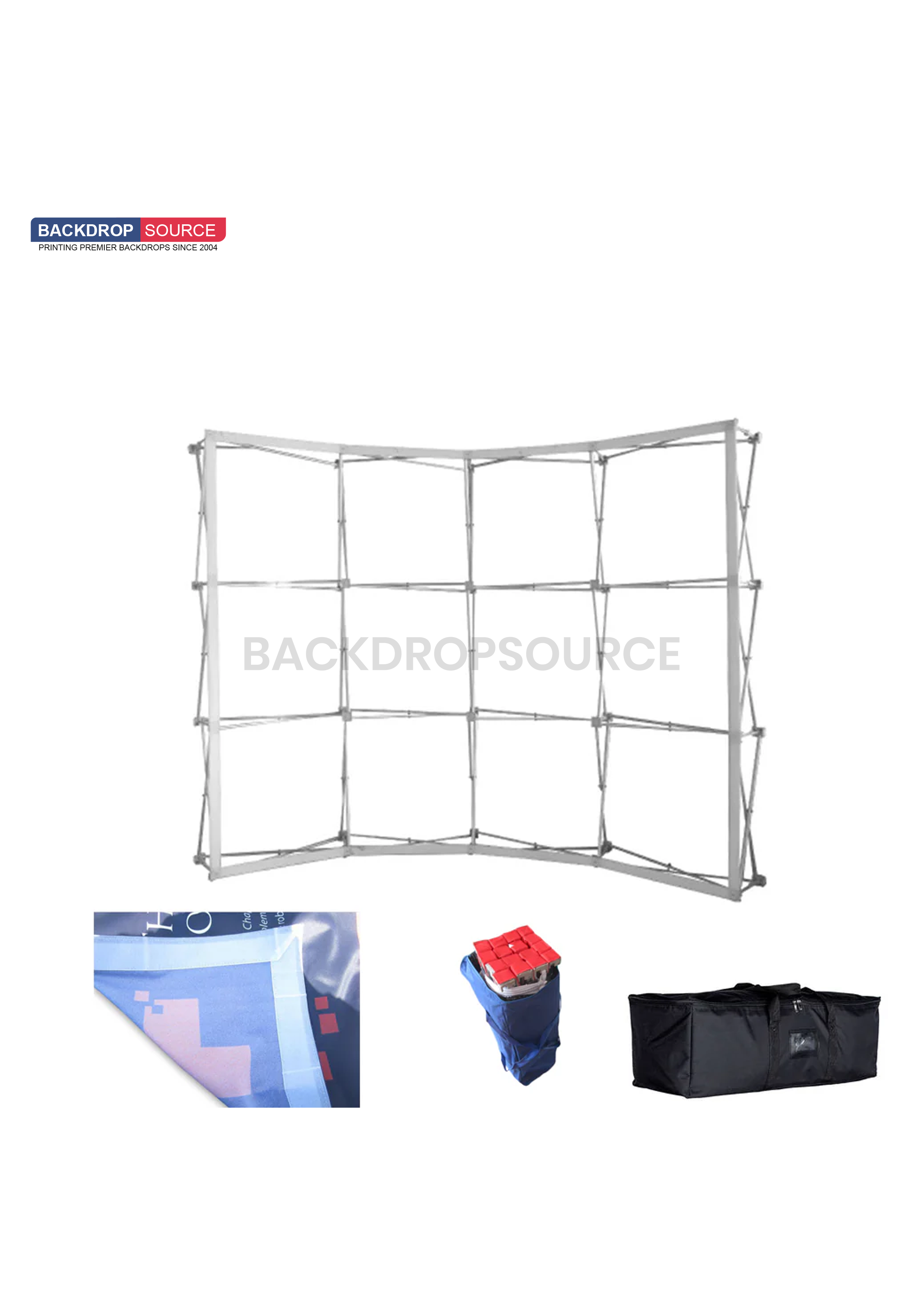 Curved Velcro Display Wall