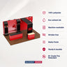 Kit de stand 6x3m avec structure murale 3D, arches en cascade & 2 comptoirs