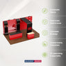 Kit de stand 6x3m avec structure murale 3D, arches en cascade & 2 comptoirs