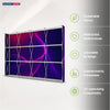 Portable Pop-Up Display Wall with Shelving (Dual-Side Print)