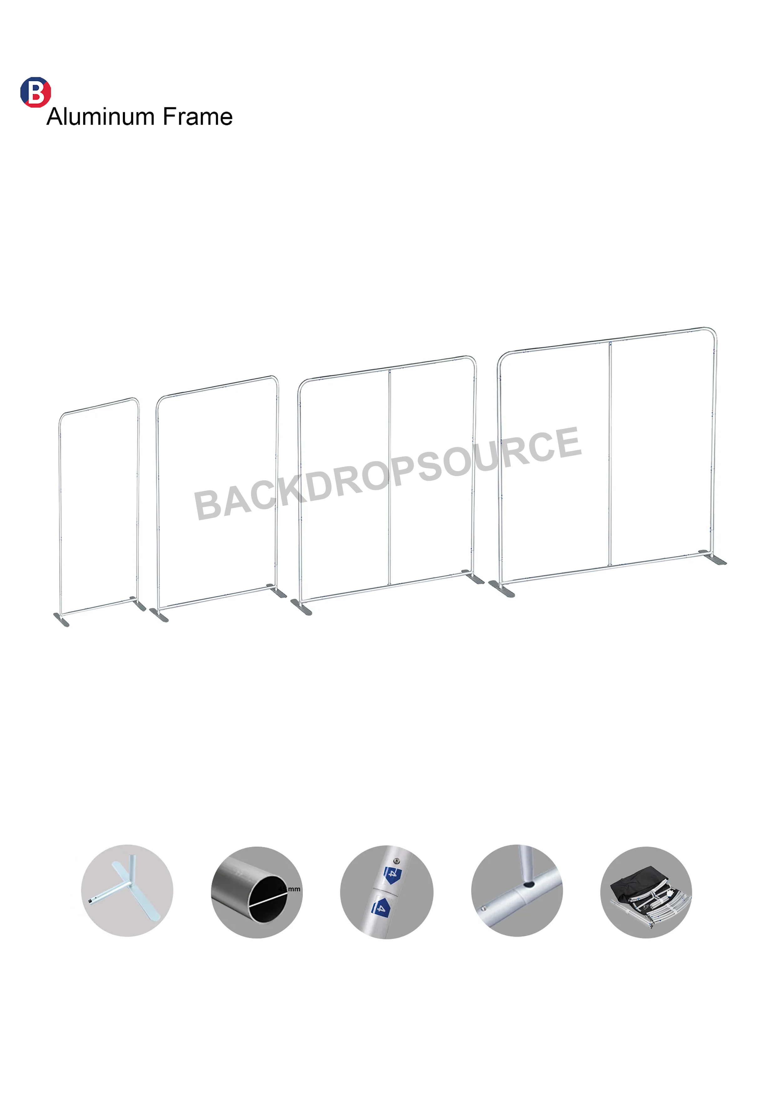 Portable exhibition display - H-3.2 m