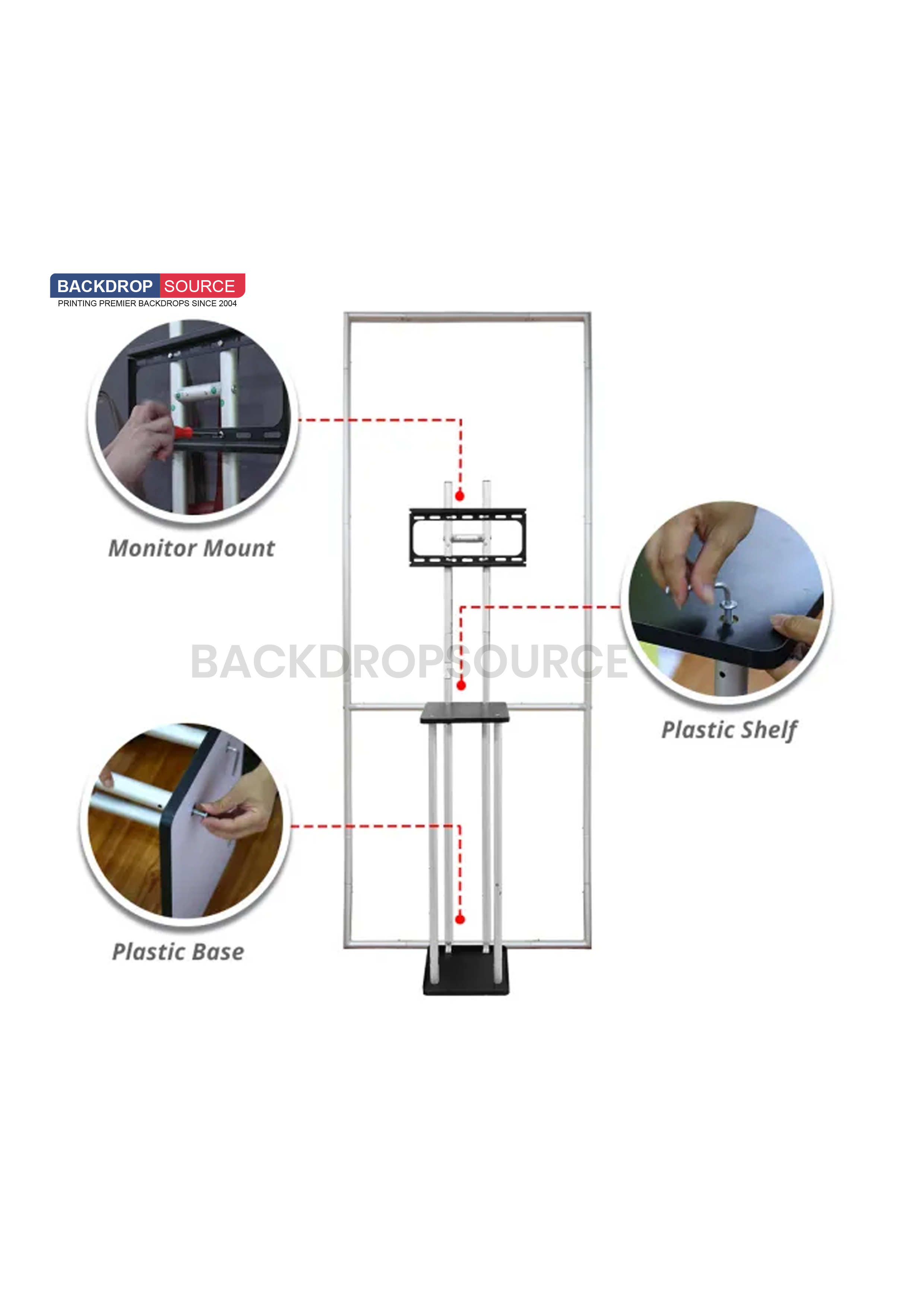 Portable Exhibition Display - S Shape