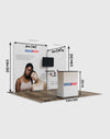 3m portable exhibition display - Model 2