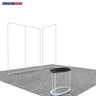Kit de stand à deux parois inclinées 3x3 m