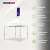 Printed Fabric Canopy Peak Flag