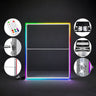 Caisson lumineux en tissu LED RVB