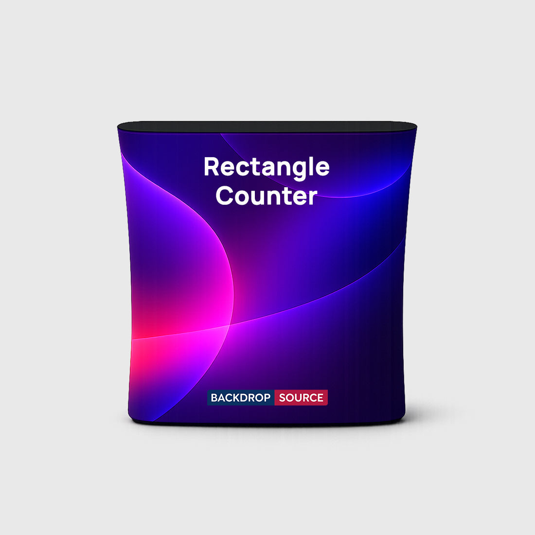 Rectangle Fabric Display Counter - included in Photo Booth & Pop-Up Display Exhibition Kit