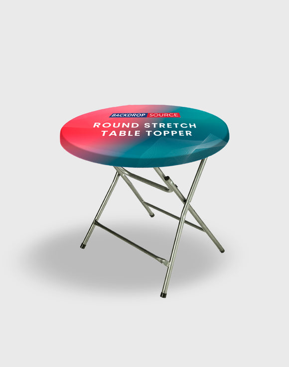 Round extendable table top