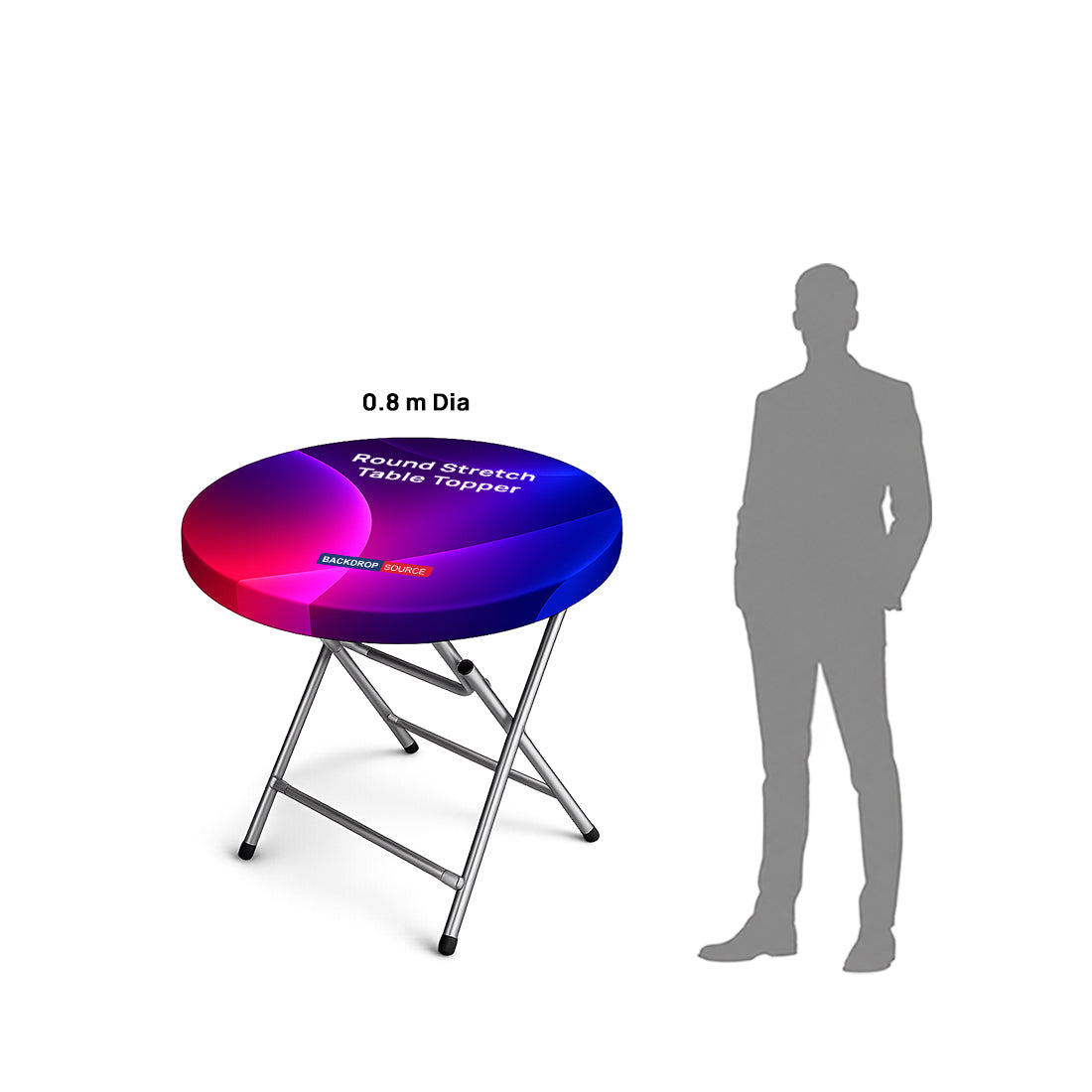 Dessus de table extensible rond