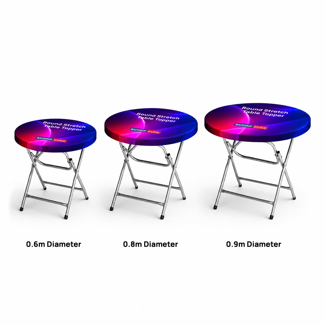 Dessus de table extensible rond